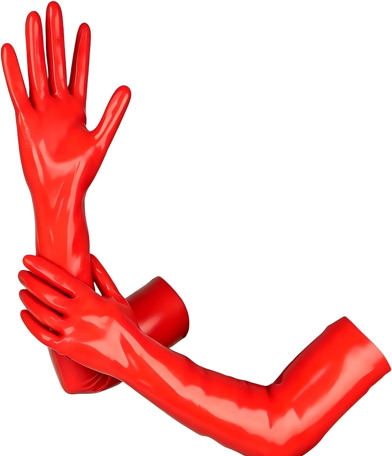 Elbow-Length Stretch Gloves for Cosplay, Halloween Costume, Rave Festival and Party Wear