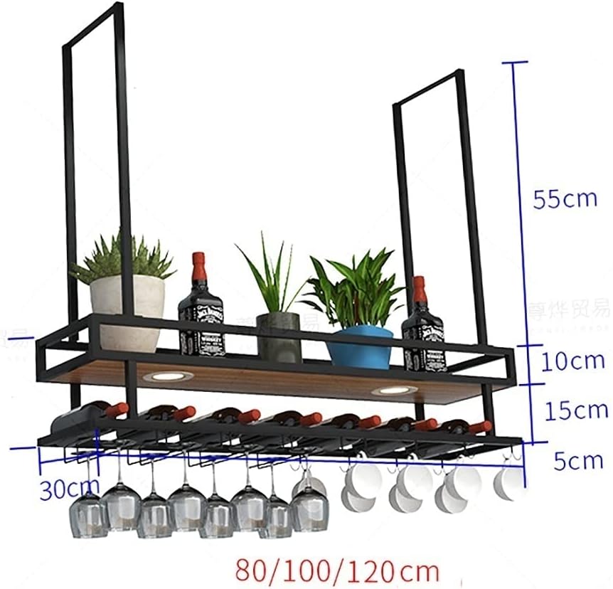 wine rack, Ceiling Wine Glass Racks Wine Rack, Modern Floating Shelves, Loft Wrought Iron Wine Rack, Upside Down Wine Glass Rack, Hanging Wine Cabinet Shelves, Bar Decoration Storage Racks Ho