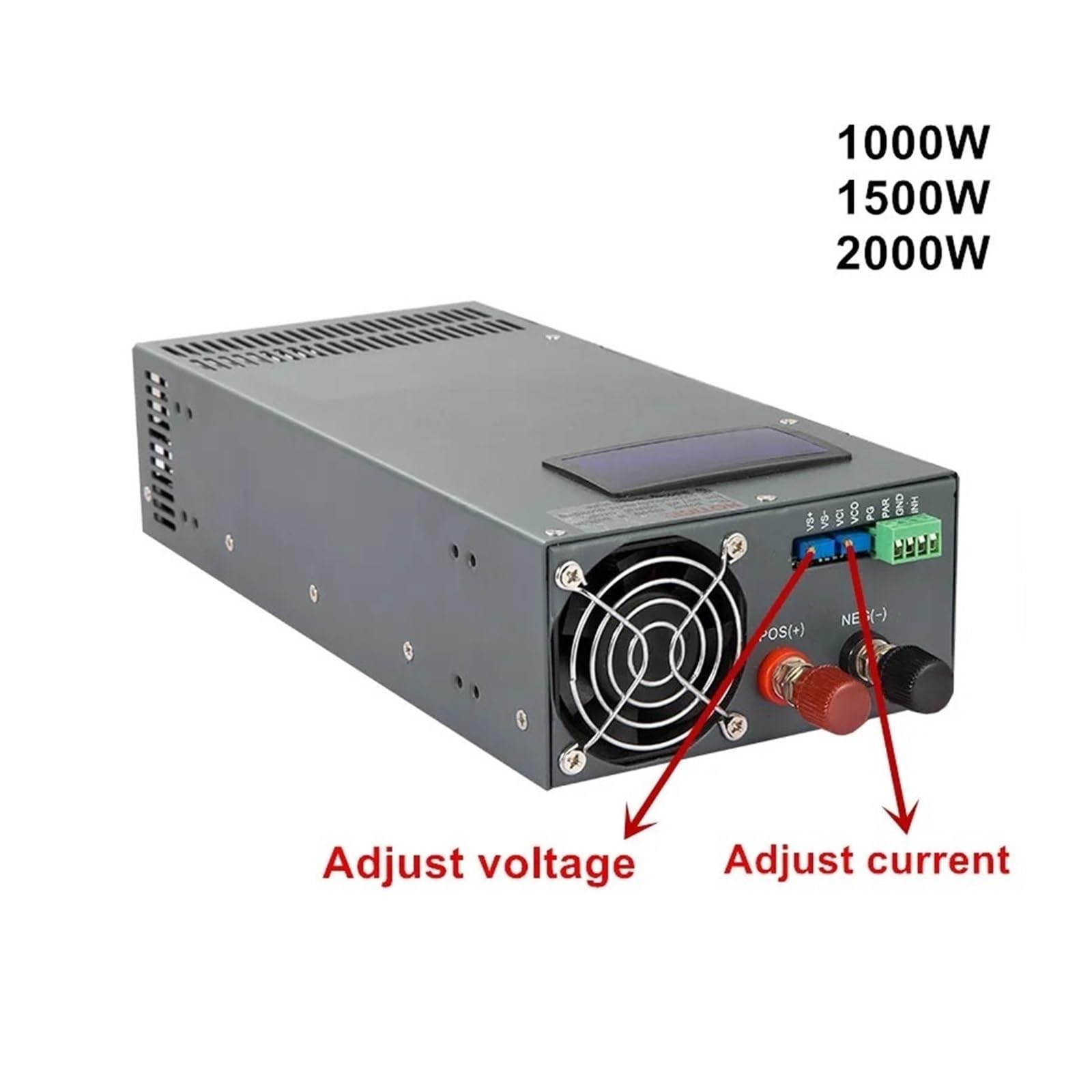 Zasilacz przełączający DC 2000 W Napięcie wyświetlacza regulowane 0-12 V 15 V 24 V 36 V 48 V 60 V 72 V 80 V 90 V 100 V 110 V 220 V 300 V AC (0-110V-1000W, 220VAC)