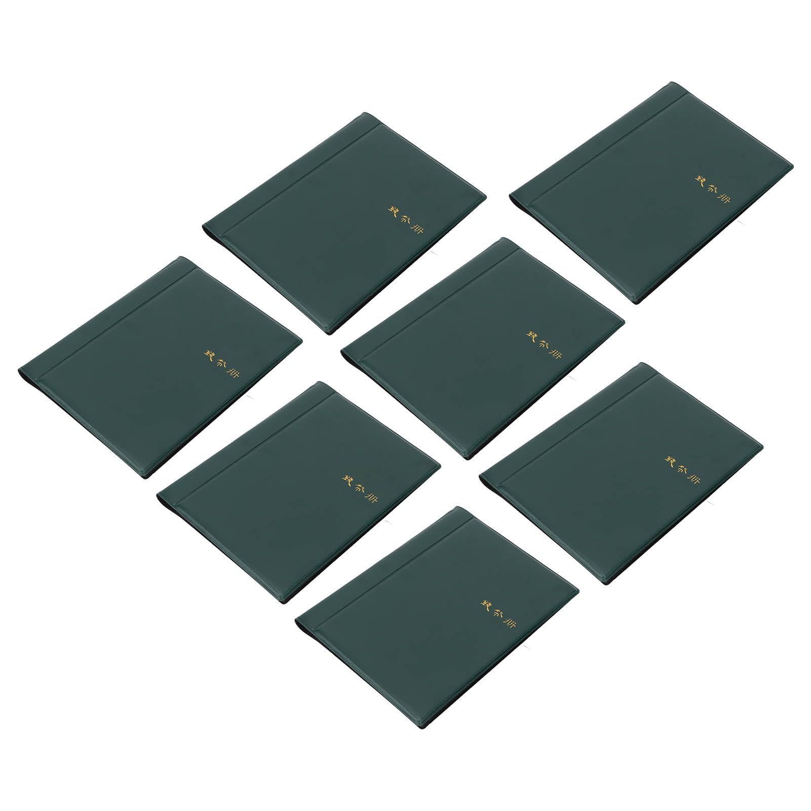 Libro per la collezione di monete da 7 pezzi con pagine trasparenti, album portamonete impermeabile e antipolvere, 120 tasche – accessori per la raccolta di valute, monete,