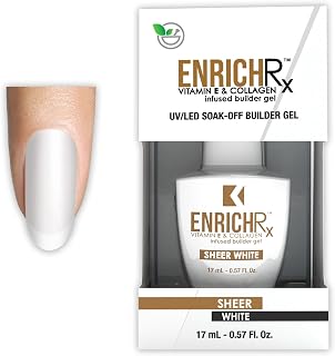 KUPA GelFinity EnrichRx Infused Builder Gel 0.57 fl oz - Sheer White