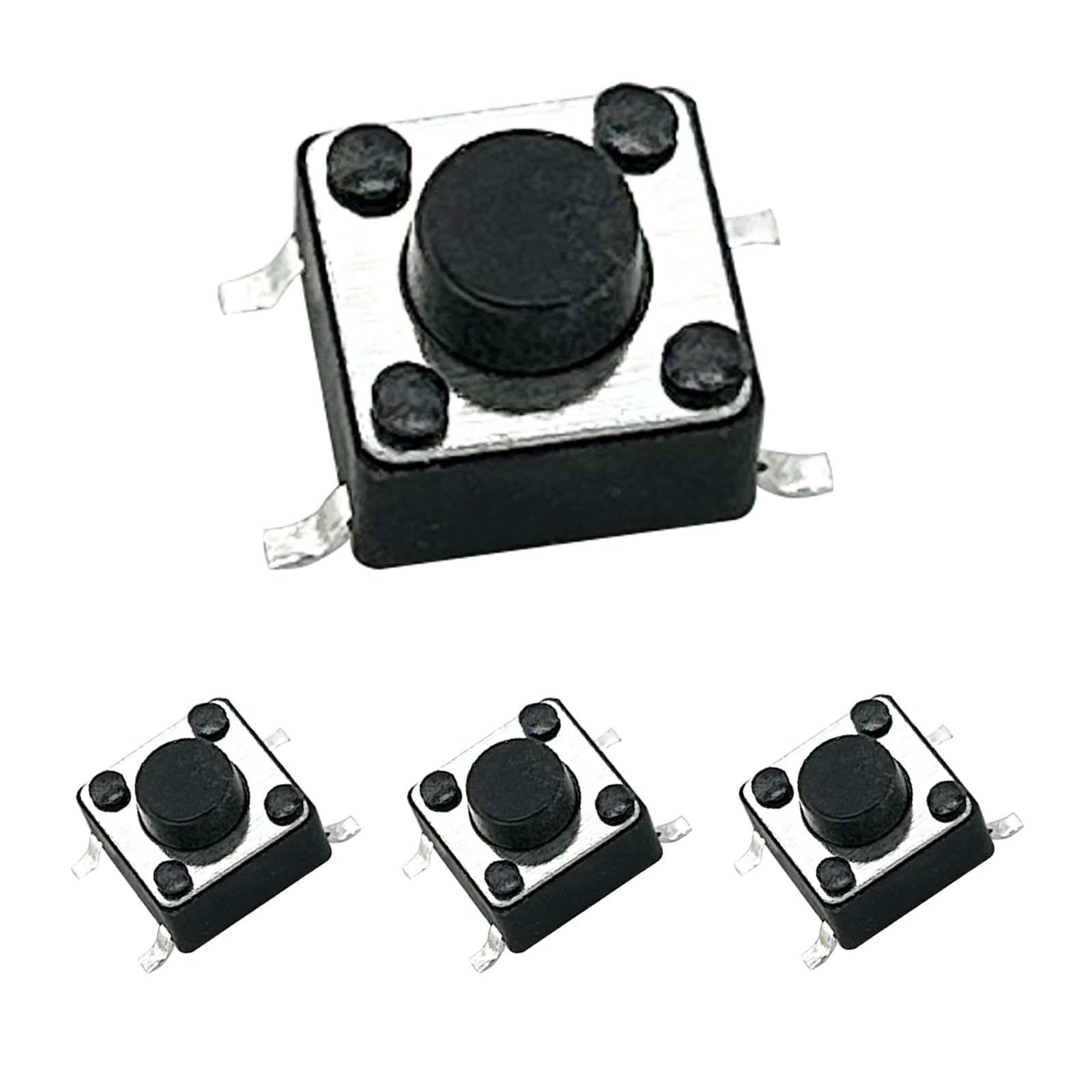 L·K longkun 20 Pcs 6x6x5 mm SMT Surface Mount Tactile Tact Push