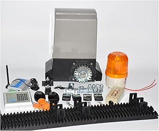 Automatic Gate Opener Kit 1200kg KIT Set GATE Gates Sliding Slide Automatic Opener Motor 6m Or 7m Rails for Dual Swing Gates,Driveway Gates and So On (Color : Kit 4)