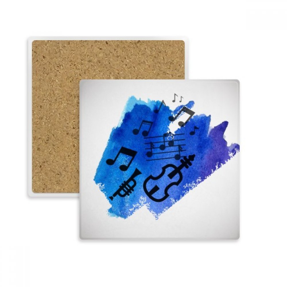Coaster tasse bleu musique pour sublimer vos pauses café