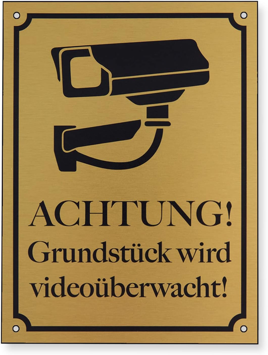 Cartello Videosorveglianza DIN A5 30x20 Cm - Komma Security - Resistente Per Esterni - 5