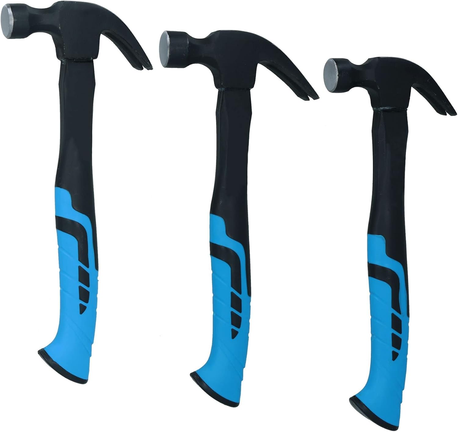 16oz Curved Claw Hammer with Fibreglass Handle Nail Screw Remover Removal