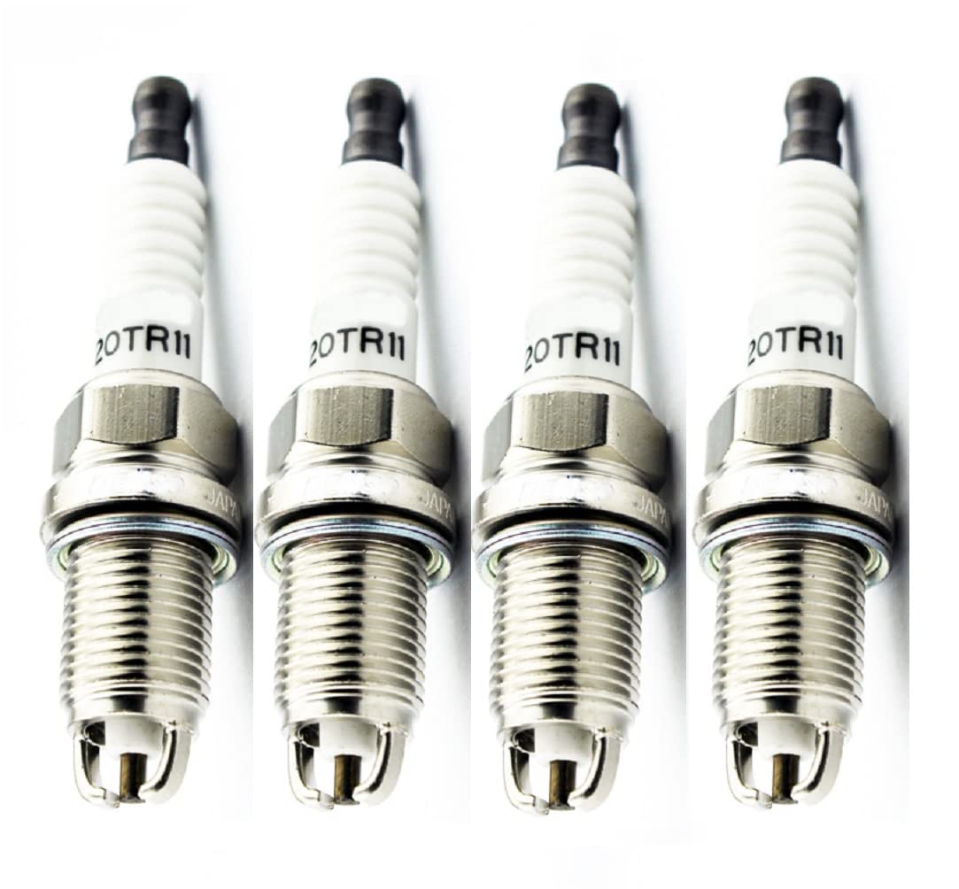 4 pc/set Spark Plug 90919-01198 K20TR11 9091901198 Compatible with T0Y0TA CAM-R-Y C0R0LLA CR0WN HlACE R-A-V-4 CAIJUN-AUTO