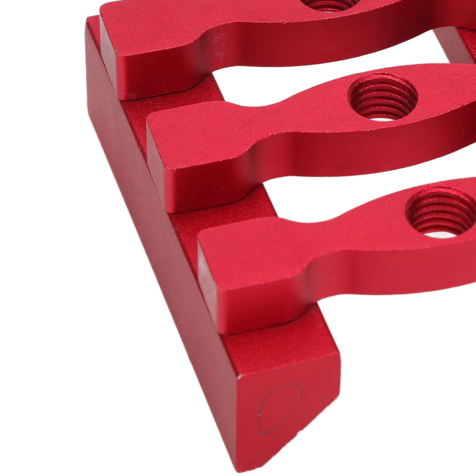 Bohrpositionierungsset, DREI-Taschenloch-Vorrichtung mit HSS-Bohrer, 18-teiliges Set selbstzentrierende Dübelvorrichtungen, Arbeitsplattenvorrichtung aus Aluminiumlegierung, 90°-Winkel