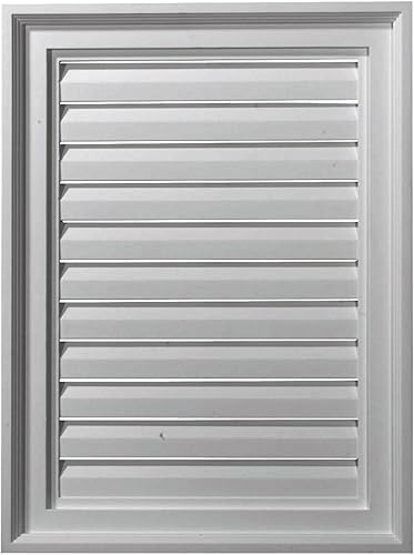 Miniatura 9 de Ekena Millwork - Persiana vertical a dos aguas GVVE12X18D, 12 pulgadas de ancho x 18 pulgadas de alto x 1 7/8 pulgadas profundidad., GVVE15X30F