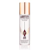 Vista 1 de Charlotte Tilbury Airbrush Flawless Setting Spray - Ultra-Fine Hydrating Mist to Prime & Set Face Makeup For Up to 16Hr - Soothes, Blurs Pores &