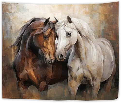 Miniatura 61 de Yookeb Tapiz negro de flores de Matisse de 59 pulgadas de ancho por 51 pulgadas de alto, para colgar en la pared, hojas abstractas, vintage, arte