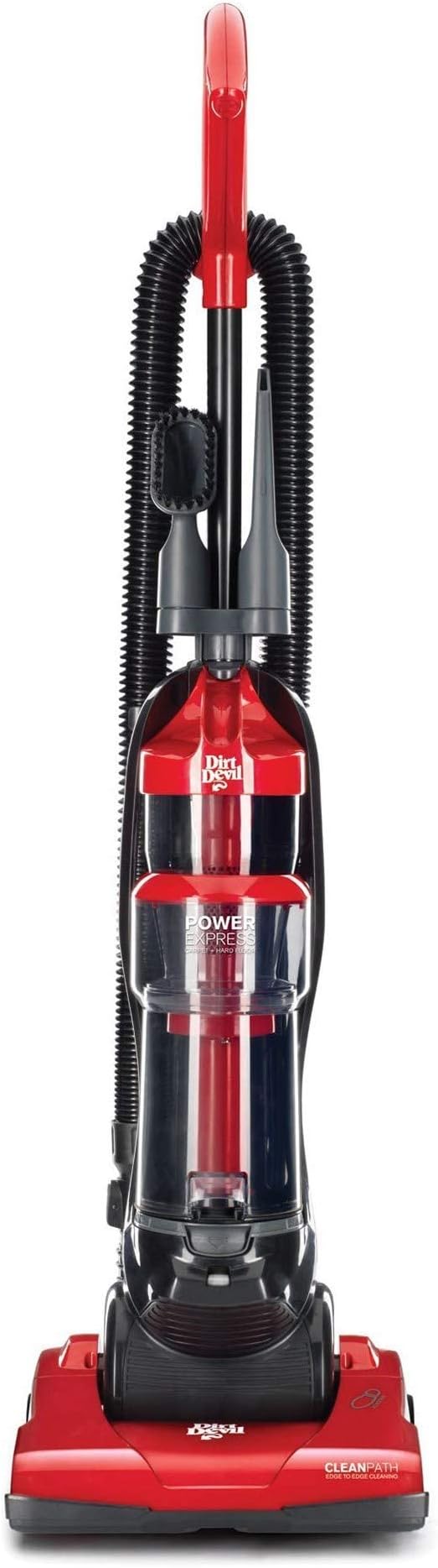 Dirt Devil UD20120 Power Express Compact Bagless Upright, Red (Renewed)