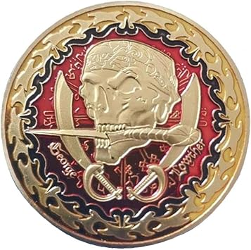 Commemorative Coin Pirate Coin Gold Plated Enamel Accessory Nostalgic Souvenir Russian Old Money Collection Skull Coin