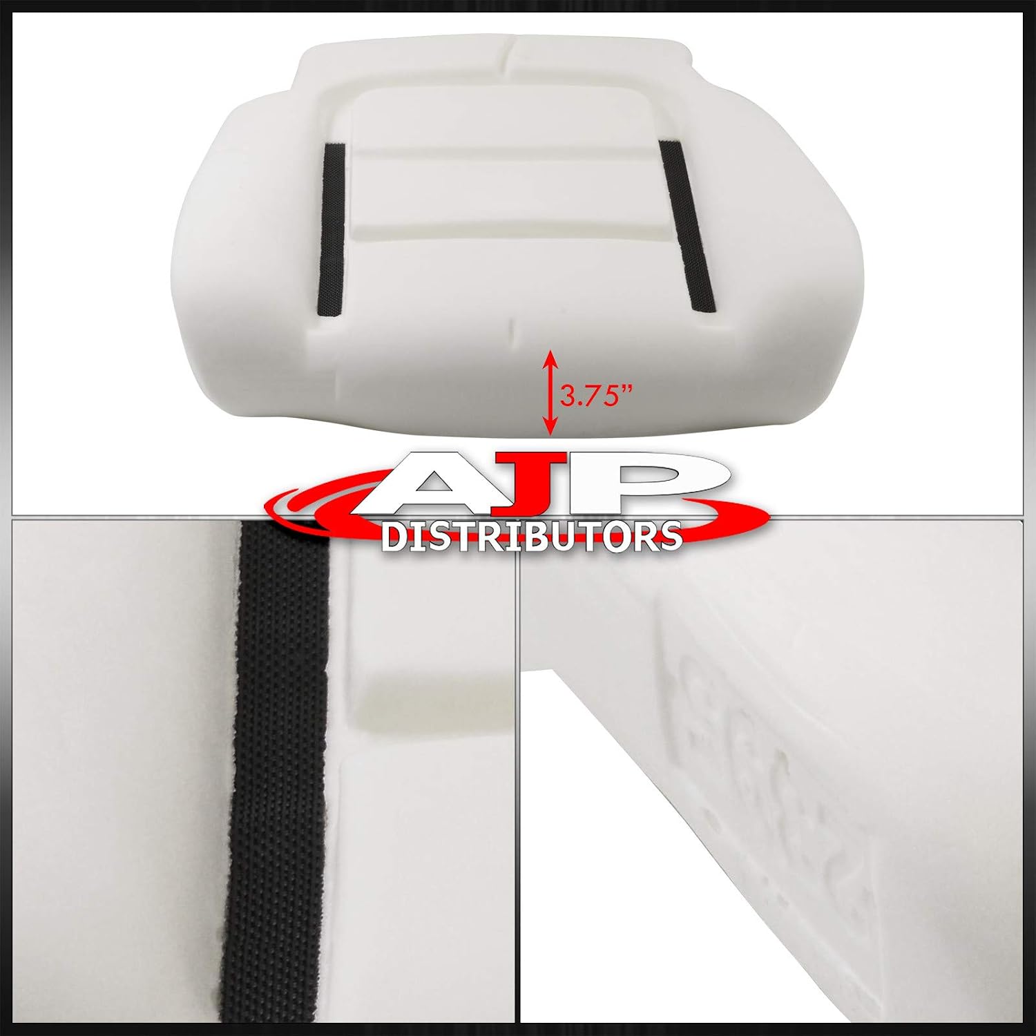 AJP Distributors Front Left Driver Side LH Bucket Seat Bottom Lower Captains Chair Foam Cushion Pad Insert Replacement For F250 F350 F450 F550 Super Duty Truck 2001 2002 2003 2004 2005 2006 2007