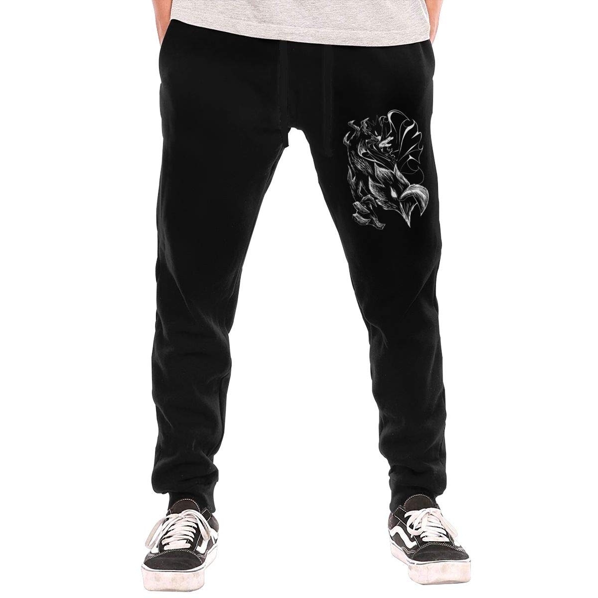 Jotaro Anime My Hero Academia Fumikage Tokoyami Dark Shadow Sweatpants Bottom Long Pant with Pocket for Men