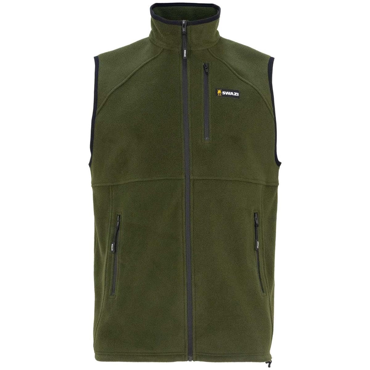 Swazi Sherpa Vest Medium Olive Medium Olive