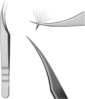 BEYELIAN Eyelash Extension Tweezers, Professional sticker tweezers