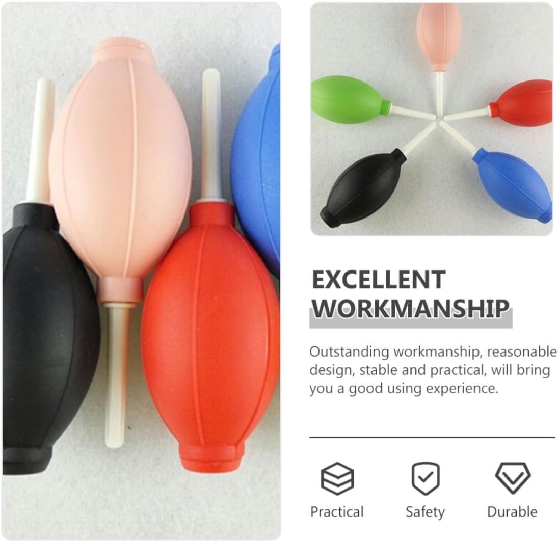 6pcs Air Blower for Computer and Camera Lens Dust Cleaning TPE