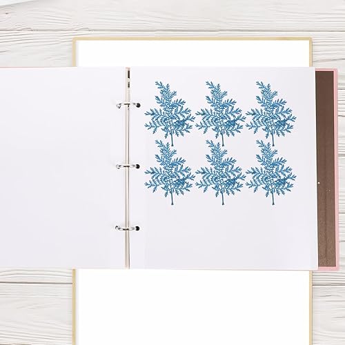 Miniatura 2 de álbum de tarjetas para flores prensadas almacenamiento folleto colección libro espécimen cuaderno de espécimen cuaderno de bricolaje almacenamiento