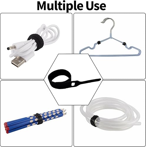 Miniatura 7 de Gestión de cables, 16 soportes para cables y 10 tiras organizadoras de cables. Clips adhesivos para cable de carga, organizadores de cables para