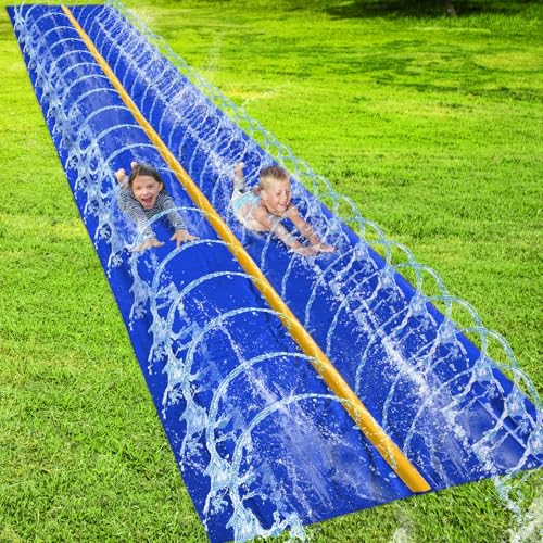 Stargo 18 x 5 ft - Slip Splash and Slide, Water Slides for Kids - Backyard waterslide for Kid Outdoor Fun Summer Water Toys, Water Activities for Kids and adults for backyard fun, Ages 4-8, 5 6 7 8-12