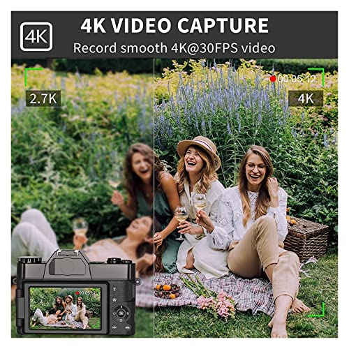 Caméscope numérique 48MP avec objectif macro grand angle et zoom 16X - 6