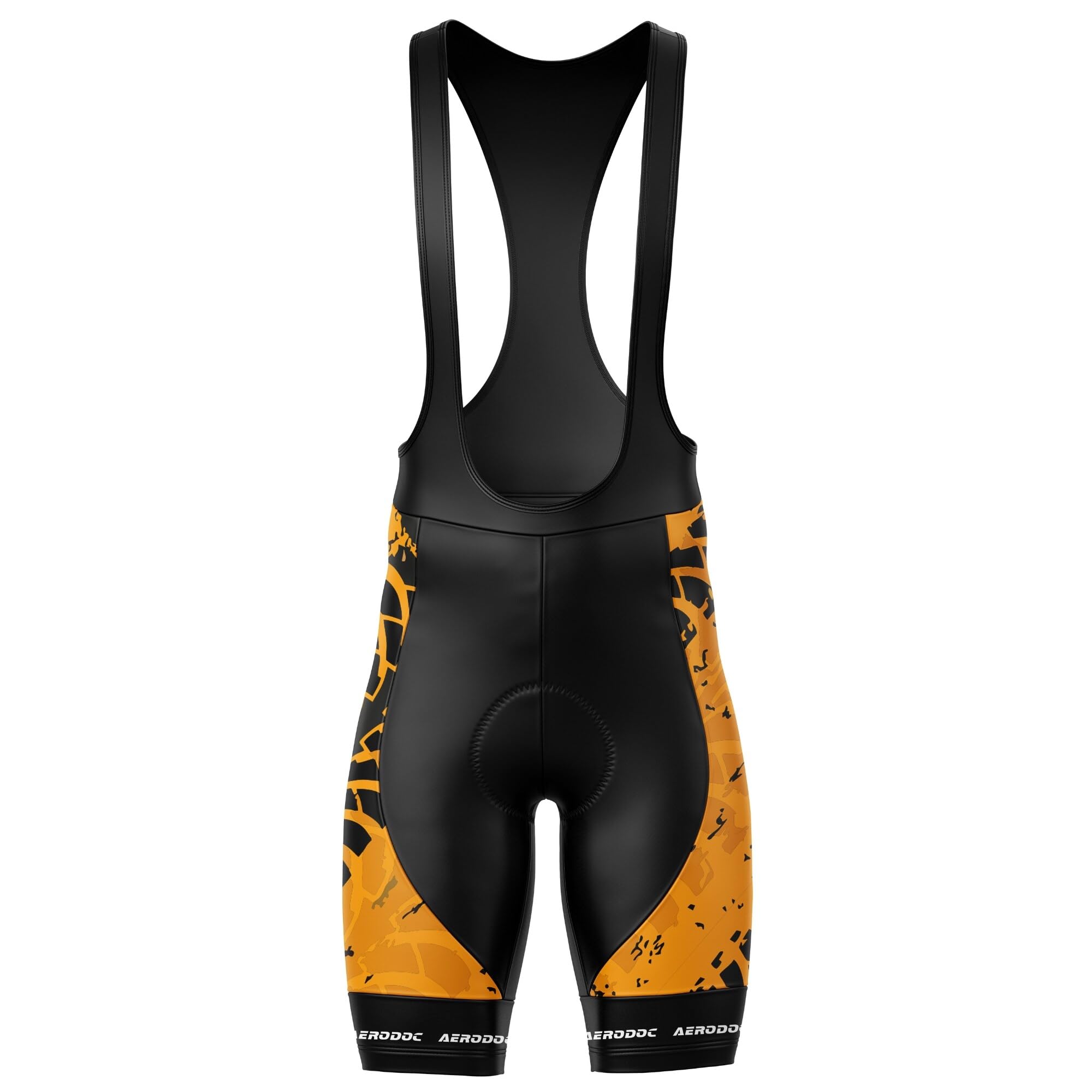 Tire Track Cyclist’s Jersey and Shorts– Performance Fit, Yellow & Black-image-16