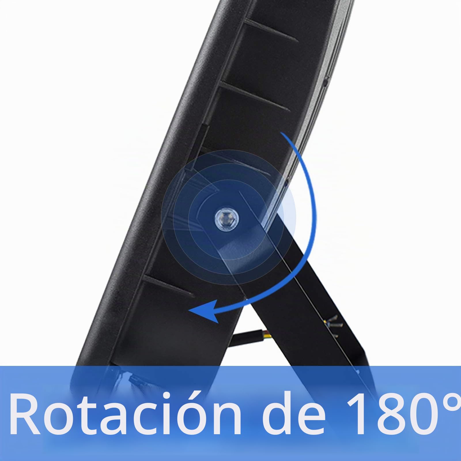 Froadp 2x100W Luz de Trabajo con Trípode, Foco de Construcción con Carcasa de Aluminio Cable de Alimentación de 3m y EU-Enchufe, Proyector Impermeable IP66 Contra Rayos(Blanco Frio)