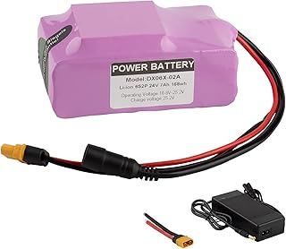 (Volle Spannung ist 25.2V, Nicht 29.4V) E-Bike Batterie 24V 7Ah Li-Ionen Batterie 10Ah 12Ah 14Ah 20Ah mit Ladegerät 200W -450W 250W 300W 350W Kann für Roller Spielzeug usw