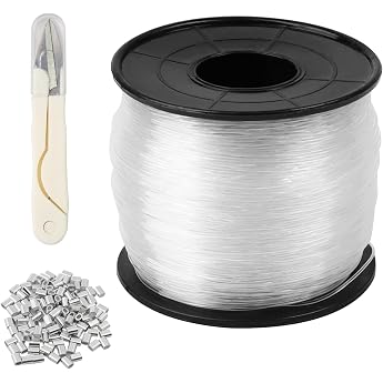 Fishing Line Nylon Line 0.6 mm 200 m Transparent Tear-Resistant with