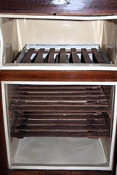 Amazon.co.jp: アンティーク木製冷蔵庫氷冷蔵庫収納ビンテージ家具昭和