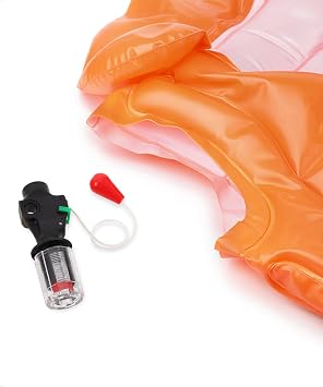 Life Jacket Co2 Cylinder Inflator Automatic Stainless Steel Device 33G/24G with Manual Activation for Sailing and Emergency Water Safety