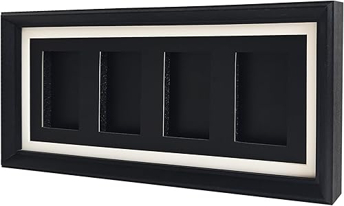 Miniatura 8 de Marco de fotos de cinta de casete, 4 marcos de exhibición de cinta de casete, marco de cinta de casete y marco de exhibición con forro de espuma EVA