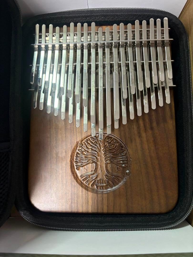 カリンバ 38キー C調 半音付き 親指ピアノ ケース付き カリンバ 安い