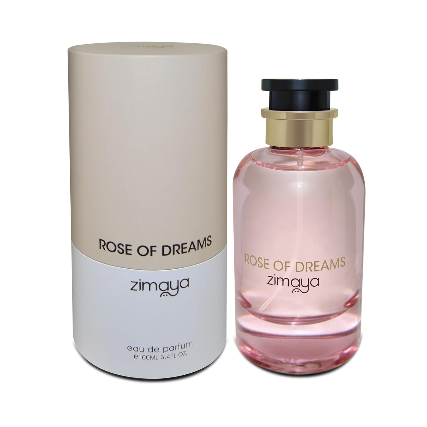 Zimaya Rose of Dreams Pour Femme Eau de Parfum, 3.4 Fl. Oz - Romantic Rose & Amber Scent with Peach & Musk Accents - Image 2