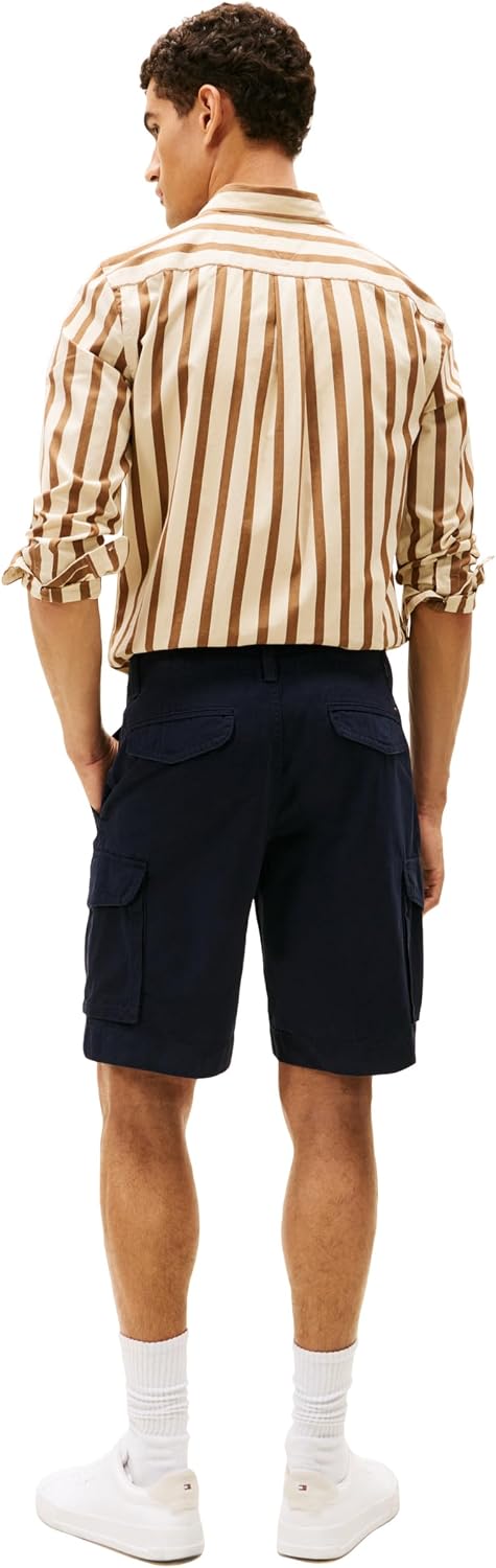 Tommy Hilfiger Men's 6 Pocket Stretch Cotton Cargo Shorts