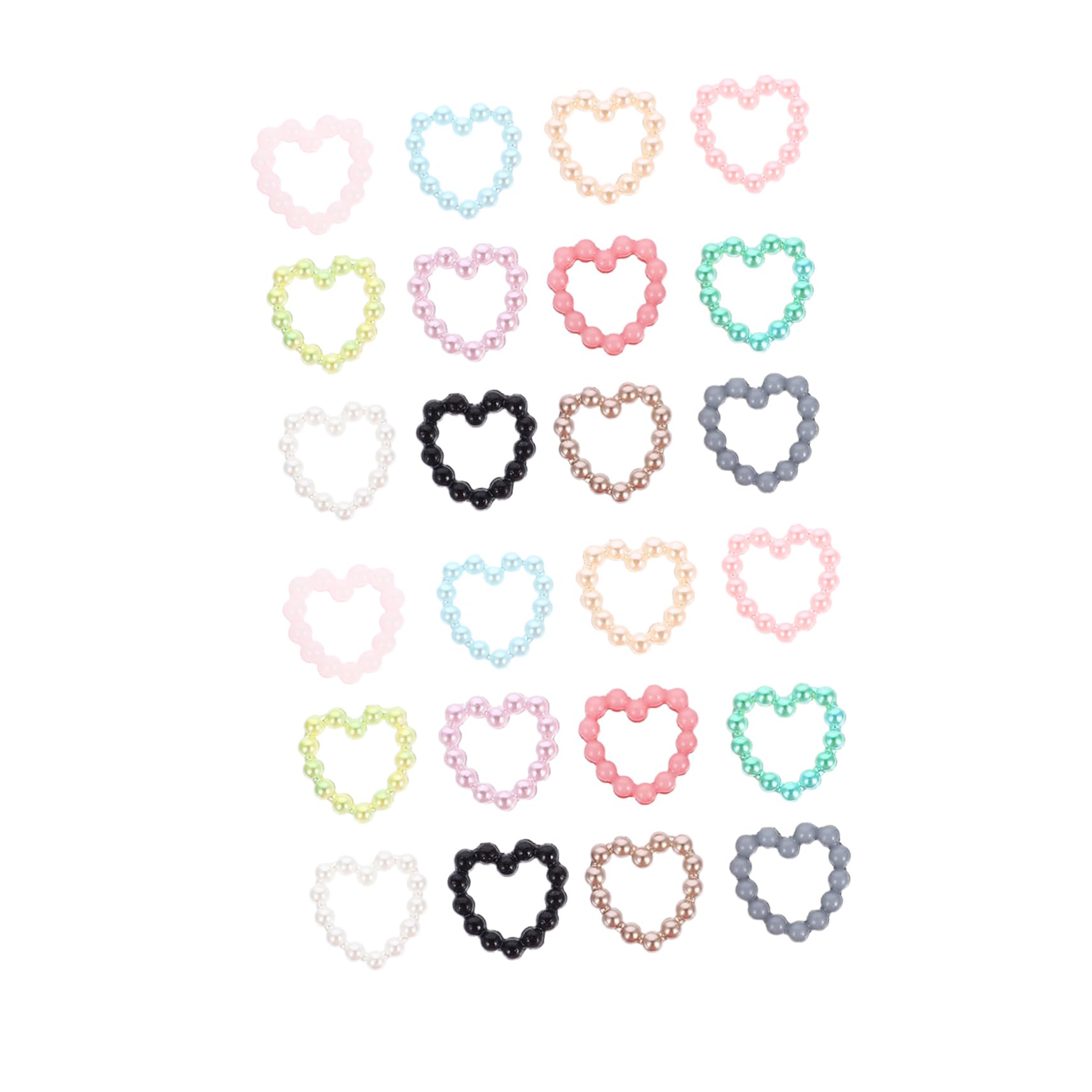 Mikinona Unique Nail Art Supplies Pearl Manicure Charms Easy to Apply for Natural or Artificial Nails