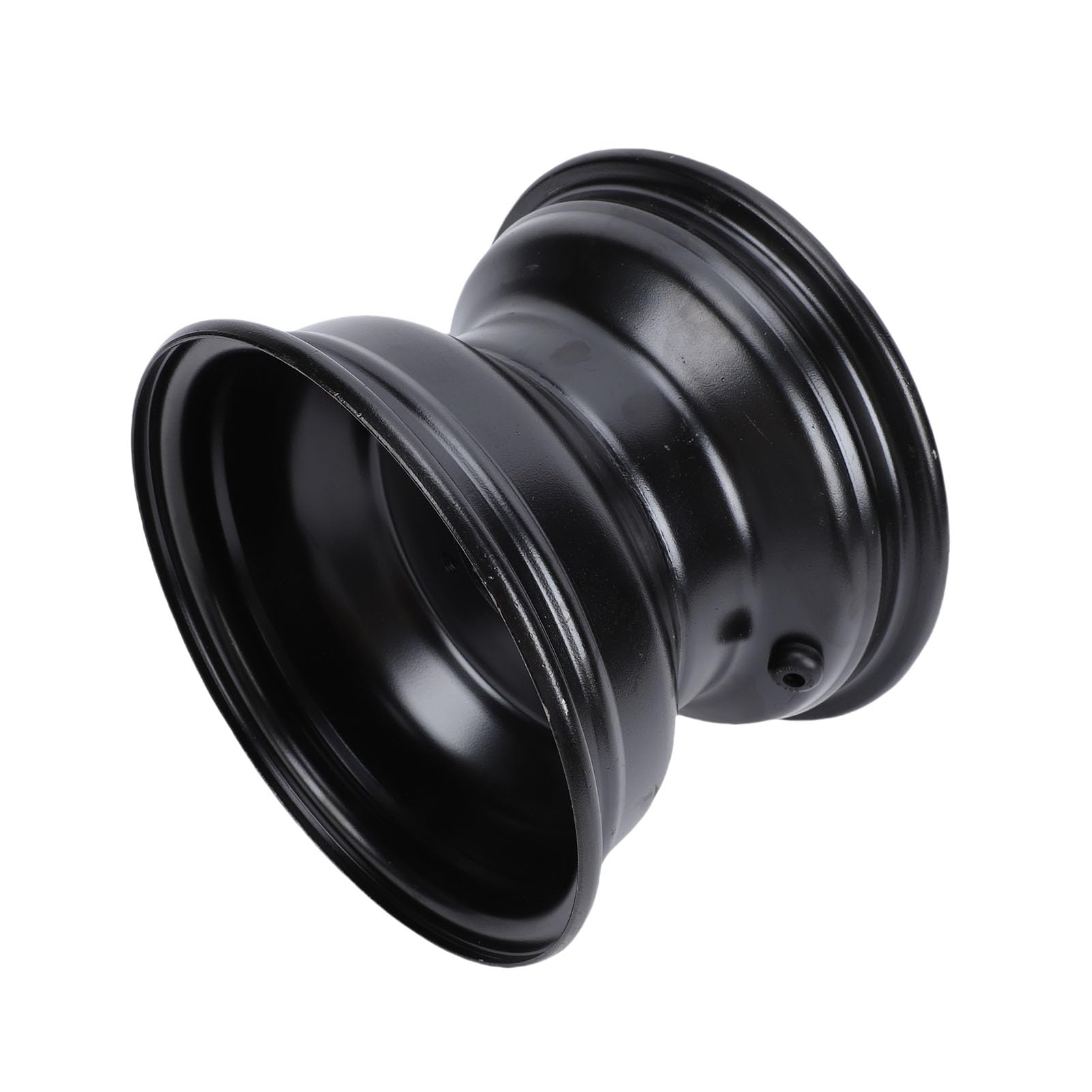 Tbest Cerchione ATV 18X9,5 8 Pollici in Acciaio Resistente Rivestito Nero Posteriore per Go Kart Quad Dirt Bike Ride On Tosaerba