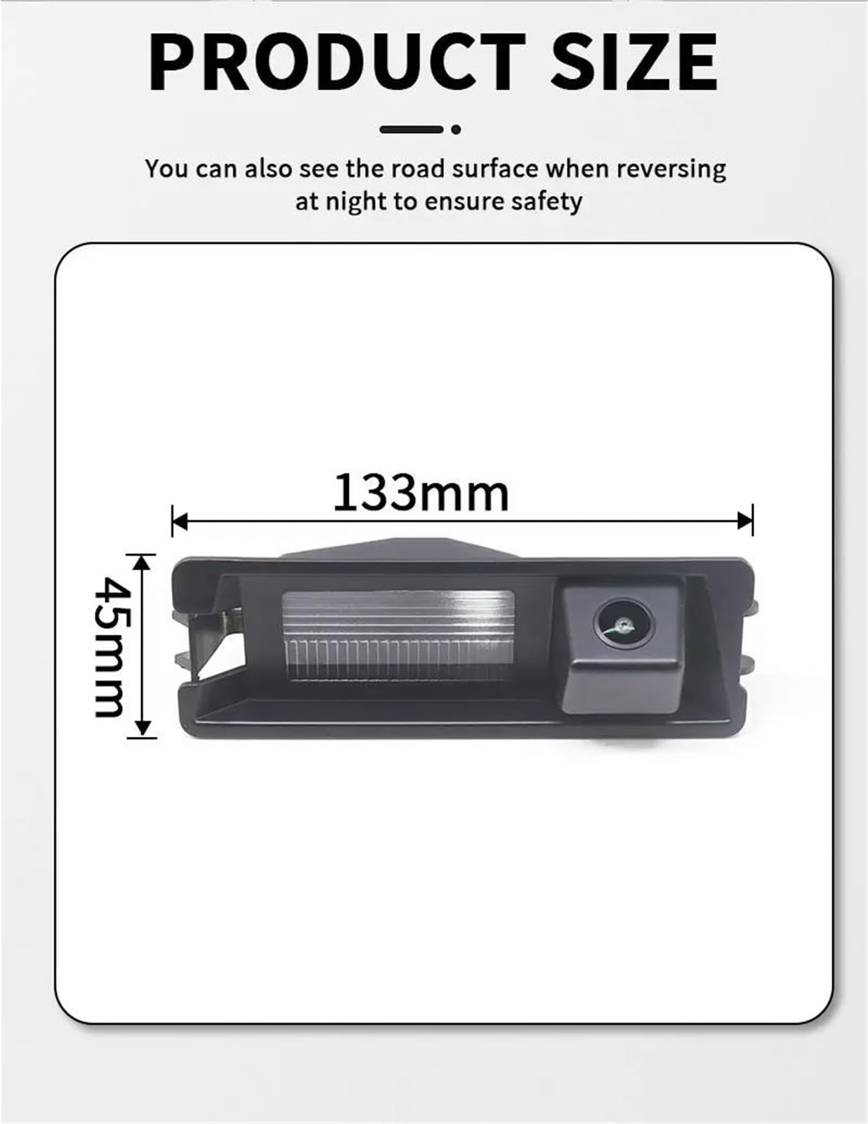 Cámara de marcha atrás de repuesto para Pulse CVBS 2010-2017, gran angular de 170°, impermeable, cámara de visión trasera de coche