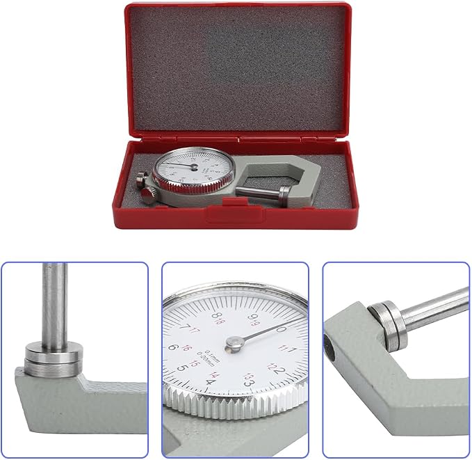 Calibrador de Dial para Medir Espesor 0-20mm Preciso miniatura 6