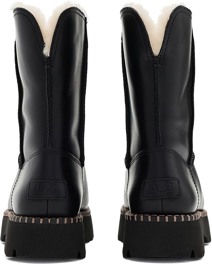 Женские ботинки UGG Uptowner Short, цвет: Чёрный — фото 4