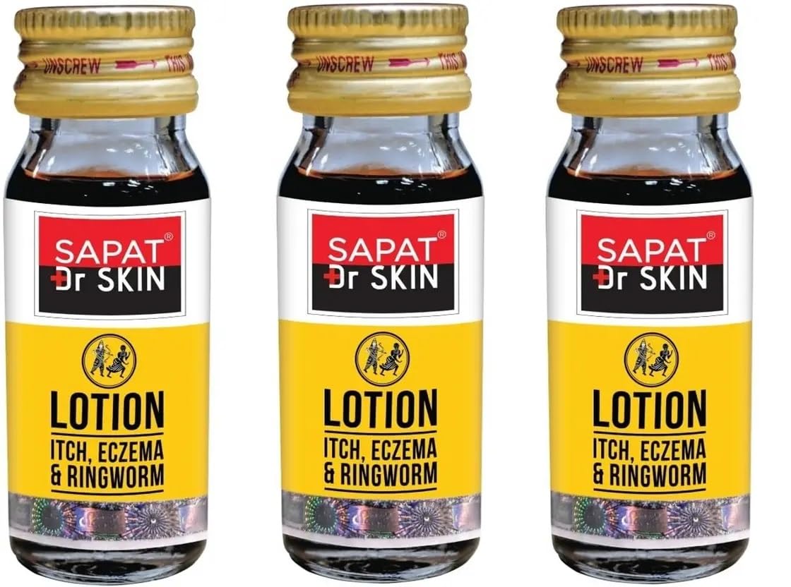 Sapat Lotion | Skin Care Lotion for Itch, Eczema & Ringworm Relief | 12ml (Pack of 3)-image-18
