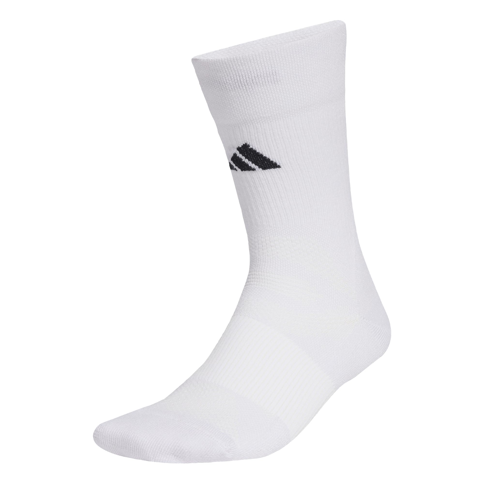 adidas Unisex Football Crew Performance Socks Light, white/white/black, 6.5-8