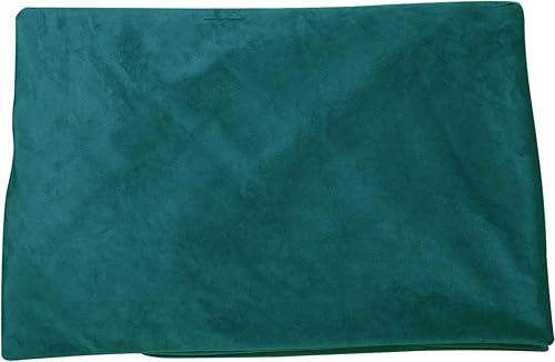 Miniatura 5 de Fundas de almohada de cuña, almohada grande de lectura, para sentarse en la cama para adultos, almohada de terciopelo triangular para cabecero (azul