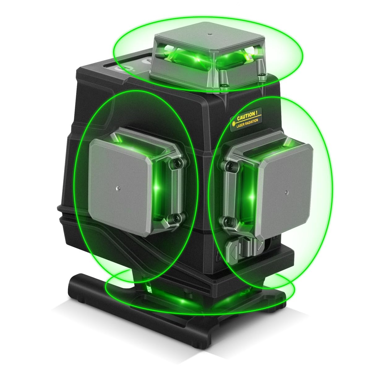 JEPPO Laser Level 360 Self Leveling,4D 4x360° Green 16 Cross Line Lazer Leveler Tool for construction and Tiling Floor,APP Remote Control,with 5000mAh