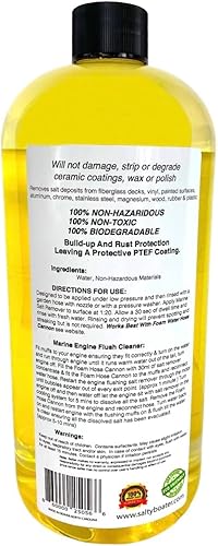 Miniatura 2 de Salty Boater - Removedor de sal para barcos - Jabón marino para barcos - Removedor de sal del motor - Limpiador de barcos - Suministros de limpieza