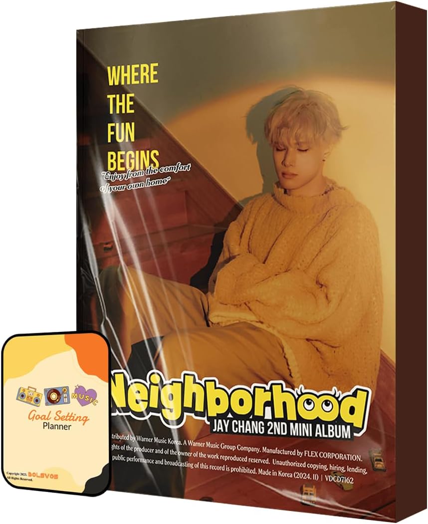 Jay Chang (B.D.U) Album - Neighborhood Photobook Ver.+Pre Order Benefits+BolsVos Exclusive K-POP Giveaways Package