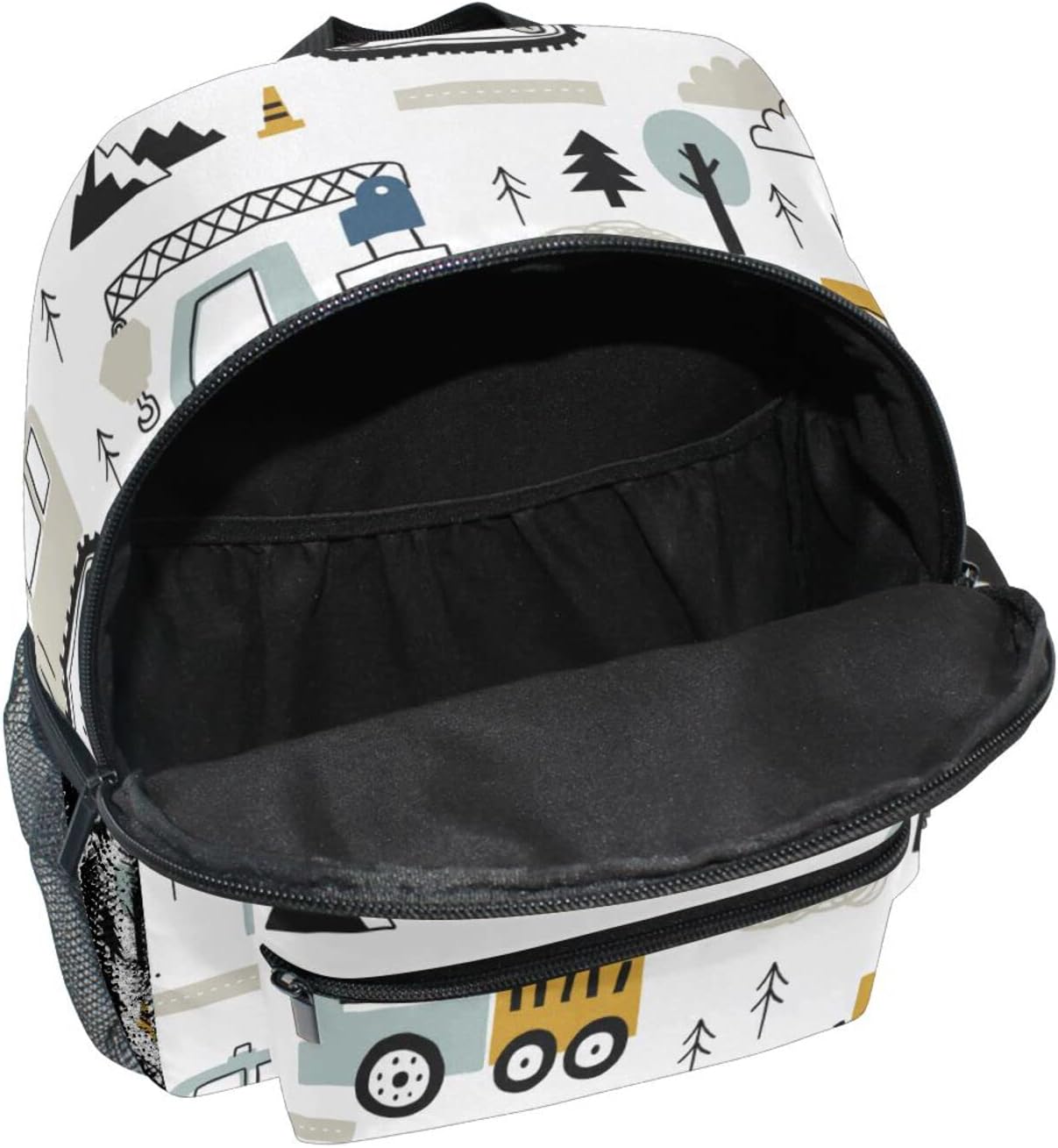 Kids Backpack for boys Childish Truck Excavator Toddler Bags Children Preschool Kindergarten Small Chest Strap 3-8 Years Old - Image 3