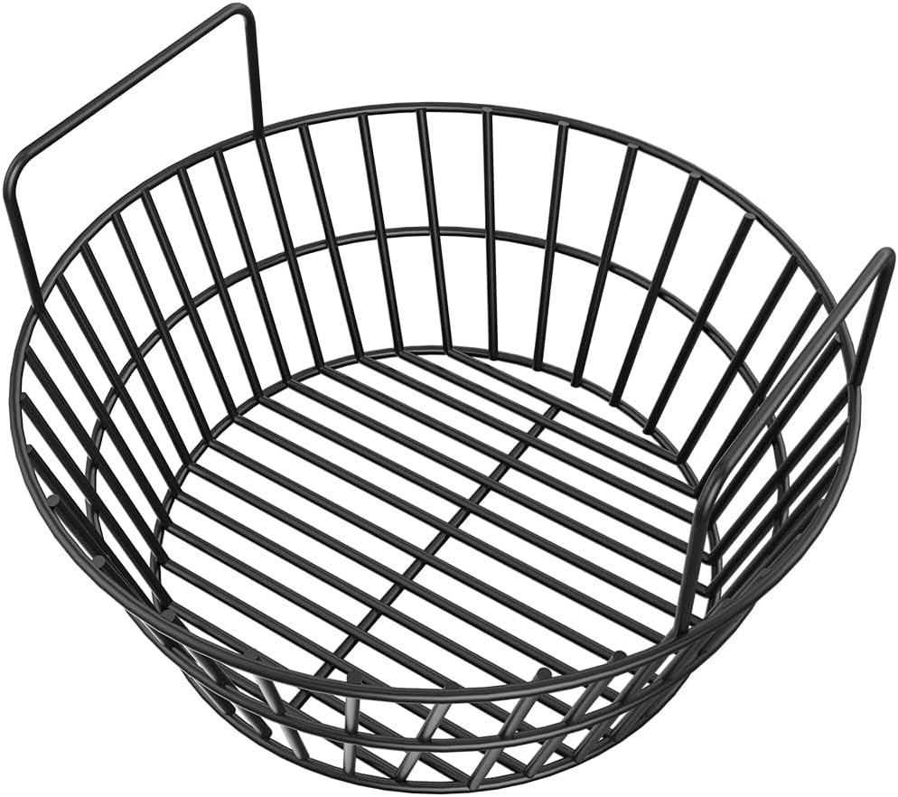 Stainless Charcoal Basket for Large Big Green Egg Grill, 14 inch Charcoal Grill Ash Basket fits Kamado Joe Classic, BGE Large and Other Similar Grills