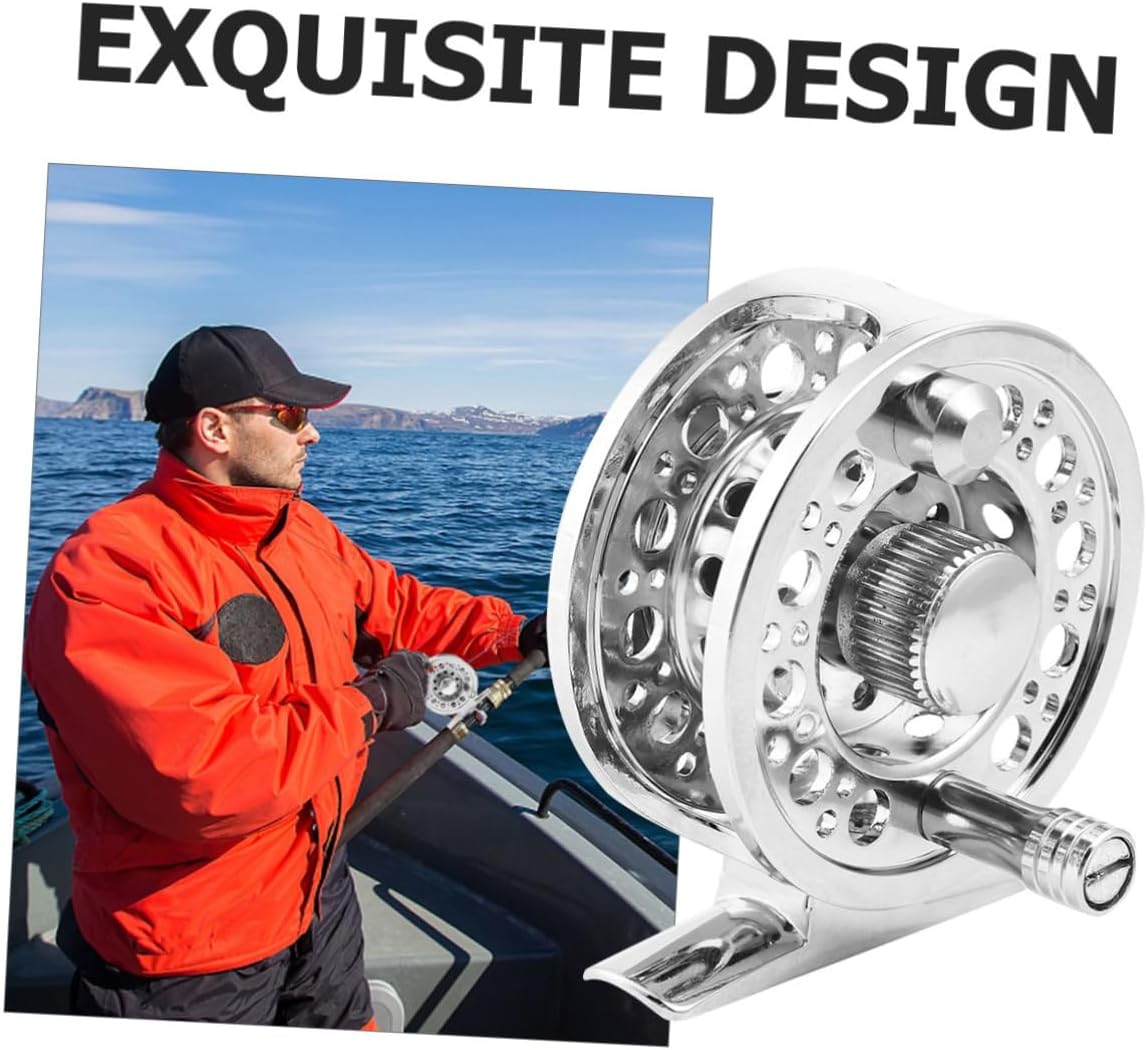 Outanaya All Metal Fly Fishing Reel Quick Spool Release Left Right Hand Retrieve Change Durable Arbor Design Fishing Gear for Anglers and Fishing Enthusiasts